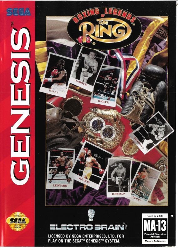 Boxing Legends Of The Ring box art for Sega Genesis